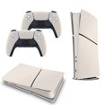 thumbnail image 4 of Skin Sticker for PS5 Slim / Pro / Standard Disc / Digital Edition Console and Controllers Decals for PlayStation 5 Linen, 4 of 5