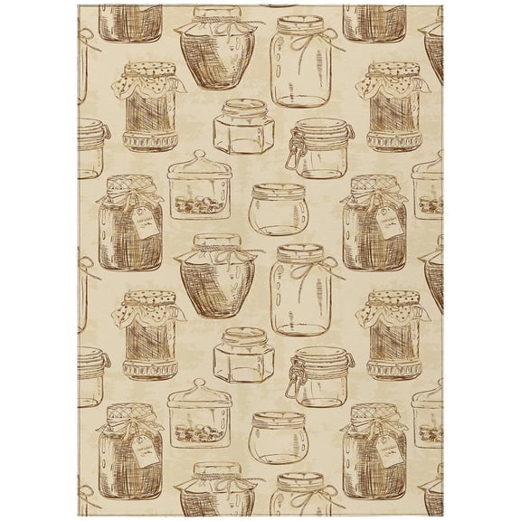 Dalyn Rug Company & Addison Rugs Indoor/Outdoor Kendall KE18 Parchment Washable 9' x 12' Rug