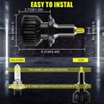 thumbnail image 4 of Faros Delanteros Led De 6 Lados Para Coche 60W 18000Lm Impermeables 360 Grados Luces De Repuesto Para Coche,H8/H9/H11 H7 9005 9006 9012 Minnieouse VI012533-01, 4 of 6