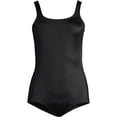 thumbnail image 5 of Lands' End Women's Mastectomy Scoop Neck Tugless Sporty One Piece Swimsuit, 5 of 5