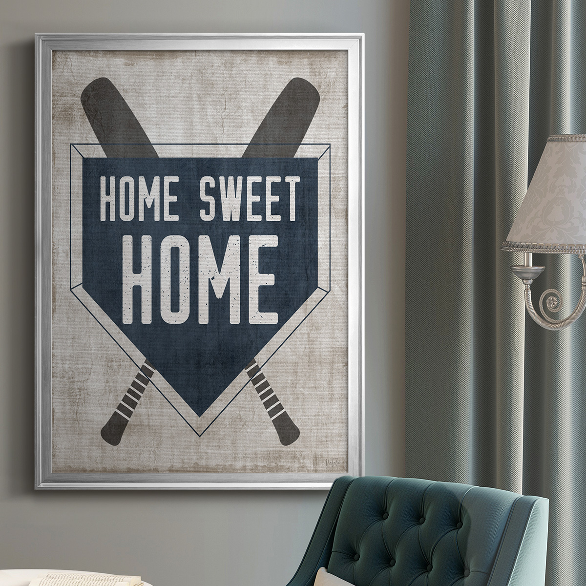 Home Sweet Home Base Premium Framed Print - Ready to Hang