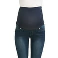 thumbnail image 2 of Maternity Full Panel Distressed Skinny Jeans - Available in Plus Sizes, 2 of 4