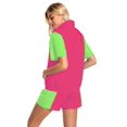thumbnail image 3 of Conjunto de ropa deportiva MASSWO, chándal de los 80, morado para mujer, 3 of 6