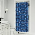 thumbnail image 2 of Cosmos Shower Curtain Celestial Star Constellation Design Waterproof Quick-Dry Includes 12 Hooks Bath Drapes, 2 of 5