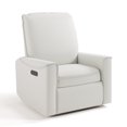 thumbnail image 2 of Storkcraft Santos Power Recliner, Ivory Basketweave, 2 of 13