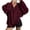 Red, variant on Women's Leopard Print Sweatshirt Oversized Quarter Zip Collar Long Sleeve 2026 Fall Fashion Pullover Tops XL