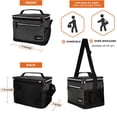 thumbnail image 3 of OPUX Fiambrera aislada para hombres y mujeres, bolsa de almuerzo para la escuela de trabajo, bolsa térmica suave a prueba de fugas para adultos, lonchera grande para niños y niñas, bolsa de comida par, 3 of 5
