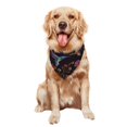 thumbnail image 5 of Naloa Humming Bird And Tropical Flowers Embroidery Dog Bandanas 1PC Washable Triangle Dog Scarfs Premium Durable Fabric, for Small Medium Large Dogs and Cats, 5 of 6