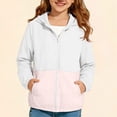thumbnail image 4 of Posijego Boys Girls Sun Protection Jacket UPF 50+ Long Sleeve Zip up Hooded Outdoor Hiking Fishing Shirts with Pockets, 4 of 7