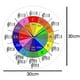 thumbnail image 3 of Circle Of Fifths Music Theory Wall Clock The Wheel Of Harmony Music Theory Wall Clock Modern Art Music Classroom Decoration Gift, 3 of 4