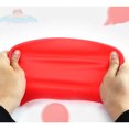 thumbnail image 5 of Paquete de 2 gorros de natación para niños (negro + rojo) - Silicona para niños y niñas - Gorros de natación de alta calidad, cómodos y elásticos, 5 of 5