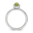 thumbnail image 2 of Sterling Silver Polished Peridot Ring, 2 of 7