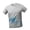 Grey, variant on Gym Shirts Men Summer Short Sleeve Crewneck Lightweight Breathable T-Shirts Athletic Workout Shirt