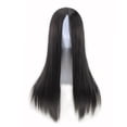 thumbnail image 2 of Qarigey Peluca de mujer, diadema de simulación, pelo falso largo ajustable, resistente al calor, portátil, lavable, decoración, Type2 NO2, 2 of 6