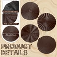 thumbnail image 3 of Brown Metal Wall Sculptures 12 Inch Sunburst Hanging Decor for Home Living Room Office, 3 of 6