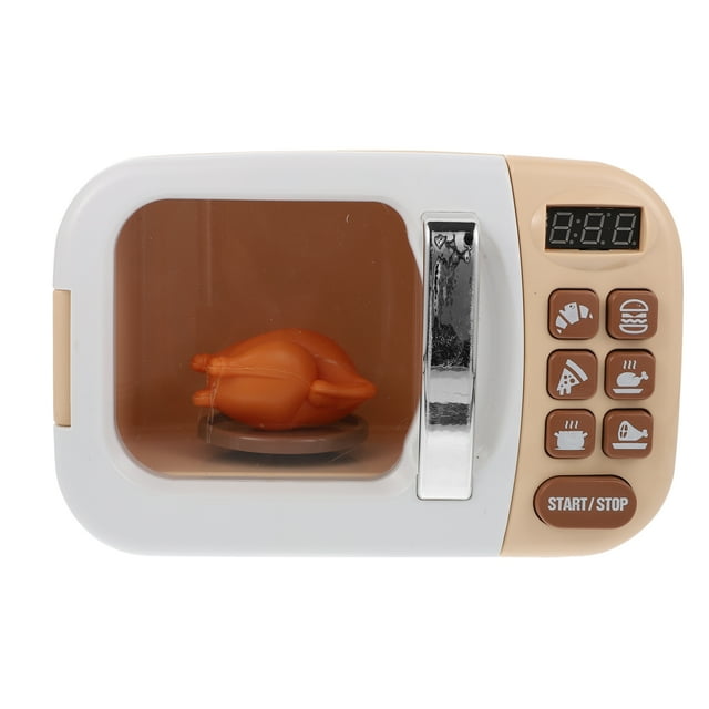 EeaseMX 1 horno microondas para jugar con niños, adorno educativo creativo.