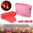 thumbnail image 4 of 36LED 3D Fake Flame Fire Light Xmas Stage DJ Atmosphere Party Decor Lamp, Flame Height 4.9ft-Pink Box, 4 of 6