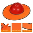 thumbnail image 4 of Unique Bargains Casque Rigide Pare-Soleil, Écran Solaire Casque Rigide à Grand Bord, Orange, 4 of 7