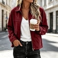 thumbnail image 2 of Enjoytime Lightweight Jacket Women Fall Winter Lapel Collar Zip Up Cropped Coat Casual Trendy Long Sleeve Outerwear, 2 of 7