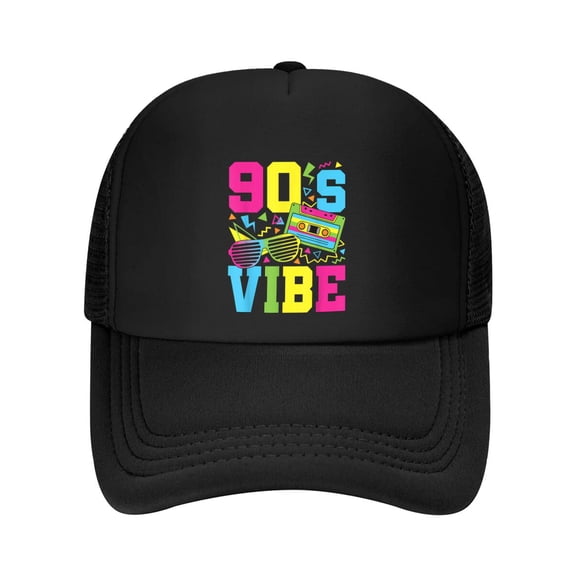 90's Vibe Retro 1990s 90s Style Party Outfit Men Women Baseball Cap