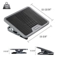 thumbnail image 4 of EUREKA ERGONOMIC Tilt Adjustable Footrest, Foot Rest for Under Desk at Work with Massage Surface, Office Foot Rest Under Desk with 20 Degree Tilt No Locking, Metal Frame, 4 of 9