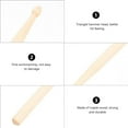 thumbnail image 4 of HLONK 2 Pairs Children‘s Drumsticks Kids Musical Instruments Short Accessories Toddler, 4 of 6