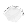 thumbnail image 2 of BALAHAPY 8Ud Contenedores Transparentes Para Refrigerador Con Separador Para Queso Y, 2 of 8