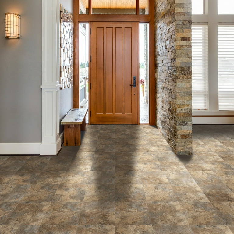 Achim Tivoli Natural Clay 12-in x 12-in Peel and Stick Vinyl Tile Flooring (45-sq ft) Achim Tivoli Natural Clay 12-in x 12-in Peel and Stick Vinyl Tile Flooring (45-sq ft)