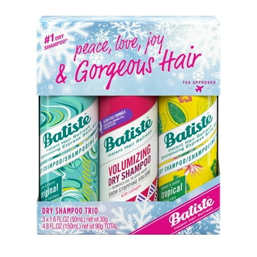 Batiste Dry Shampoo, Mini Winter Trio, Mixed 3 Pack, 4.8 fl oz