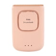 thumbnail image 1 of Ventilador de cuello colgante, recargable, ligero y portátil, con cinturón, 3 velocidades, para mano, escritorio o cintura, ideal para correr, montar Rosa, 1 of 9