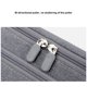 thumbnail image 4 of Monstrate Bolsa de almacenamiento Bolsas portátiles livianas Oficina Mujeres Paquete Banco Cable USB Disco flash Discos duros para viajes Almacenamiento y organización del hogar Gris, 4 of 6