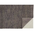 thumbnail image 3 of 5' X 8' Purple Taupe And Gray Wool Hand Woven Distressed Stain Resistant Area Rug, 3 of 9
