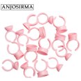 thumbnail image 1 of Fadvan 100 Piezas/pack Rosa/Blanco Extensor De Pestañas Anillo Herramienta Soporte De Gao Jiahui unisex, 1 of 1