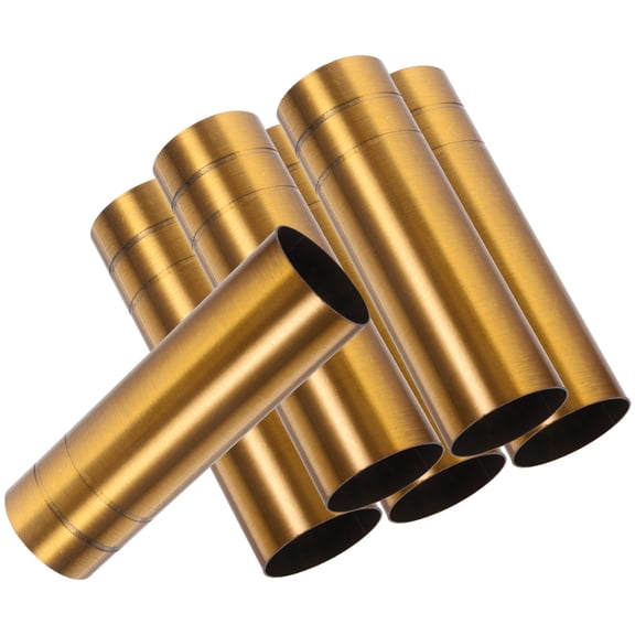 FENGGUIQU 6Pcs Durable Iron Chandelier Candle Covers Lamp Base Sleeve Accessories