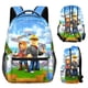 thumbnail image 2 of ROBLOX-mochila de ordenador completamente impresa, Bolsa Escolar con cremallera de doble capa, mochila periférica de Anime para estudiantes, regalo de cumpleaños para niños, 2 of 4