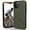 Olive, variant on UAG iPhone 12 Mini Case [5.4-inch screen] Sleek Ultra-Thin Shock-Absorbent Civilian Protective Cover, Eggplant