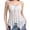 White, variant on Spaghetti Strap Tank Tops for Women Lace Mesh Tie Front High Low Camisole Top Y2k Sleeveless Shirts Summer Outfits S-XL