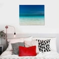 thumbnail image 5 of Orinice Beach Canvas Wall Art - Large Beach Tropical Wall Art - Ocean Canvas Wall Art - Beach Art Wall Decor Print - Ocean Pictures for Wall, Living Room, Bedroom &amp; Office 16x12in, 5 of 6