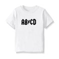 thumbnail image 3 of Ropa para niños con estampado de letras divertidas, ropa de rock para bebés, camisetas de algodón para niños y niñas, camisetas de moda de verano para niños, 3 of 5