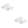 thumbnail image 4 of ZheElen Corrector Bunion Little Toe Protector Separator Hallux Valgus Finger White 2Set, 4 of 6