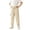 32Khaki40, variant on XAOFW Slim Fit Boys Cargo Pant With Elastic Drawstring Waist Solid Color Straight Leg Trousers Kids Back To School Jogger Pants Comfortable Bottom 9-10 Years
