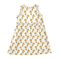 thumbnail image 3 of Girls Dress Flowers Sleeveless Dress for Girls Hem A-Line Casual Sundress, 3 of 7