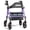 Purple, variant on HOMLAND Foldable Rollator Walker with Memory Foam Seat for Seniors, 350 lb. Capacity Heavy-Duty Mobility Walker, 8'' Big Wheels, Red