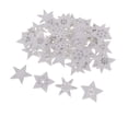thumbnail image 6 of 50 White 30x30x2mm Mini Wooden Snowflake Star Shapes Pieces Decor Embellishment Card Making Wedding Favors Christmas Ornaments, 6 of 8
