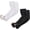 2 Pairs: Black + White, variant on UV Sun Protection Arm Sleeves with Thumb Hole for Men Women Youth, Cooling Sleeve to Cover Tattoo, Mid-Compression