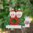 thumbnail image 2 of De Navidad 2021, Decoraciones De Vacunación Personalizadas, Artesanías De Resina, Regalo Para Amigos Y Familiares seitruly HA040057-02, 2 of 6