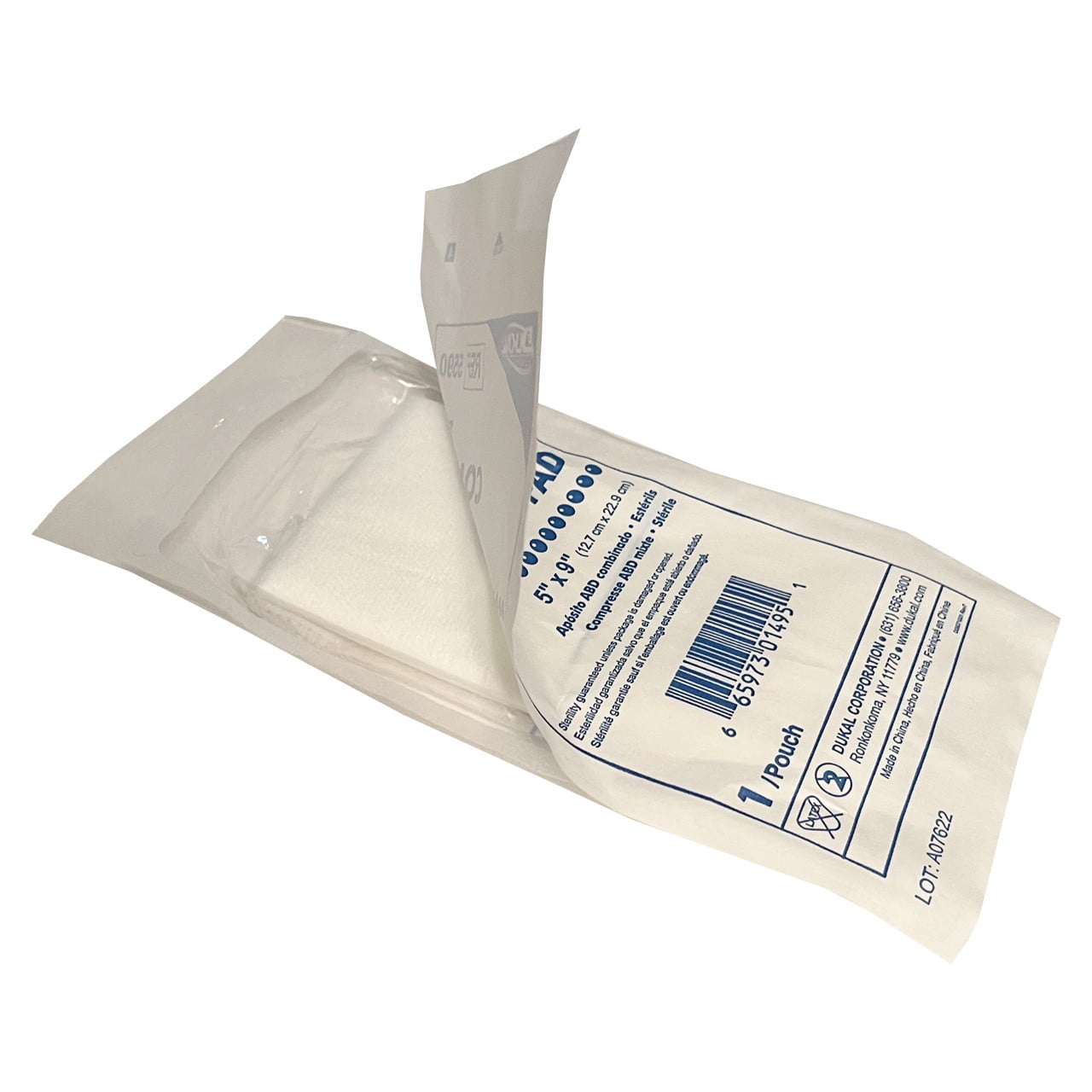 ABD Combine Pads, Sterile, 5" x 9" - Case of 400