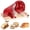 Wine Red, variant on Limorve Manual Bread Slicer Cutter with Steel Wire Guide Rail, Adjustable‑Thickness Stainless Steel Bread Slicing Machine with Suction Cup Base for Home Bakery & Commercial Kitchen