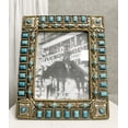 thumbnail image 5 of Rustic Western Turquoise Gems Geometric Patterns Ropes Picture Frame 8"X10", 5 of 11