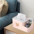 thumbnail image 4 of Paper Towel Box Plastic Paper Towel Box Rose Gold Decoration Living Room Dining Room Home Paper Towel Box Wet Proof Wear Difficult Environmentally Friend, 4 of 6